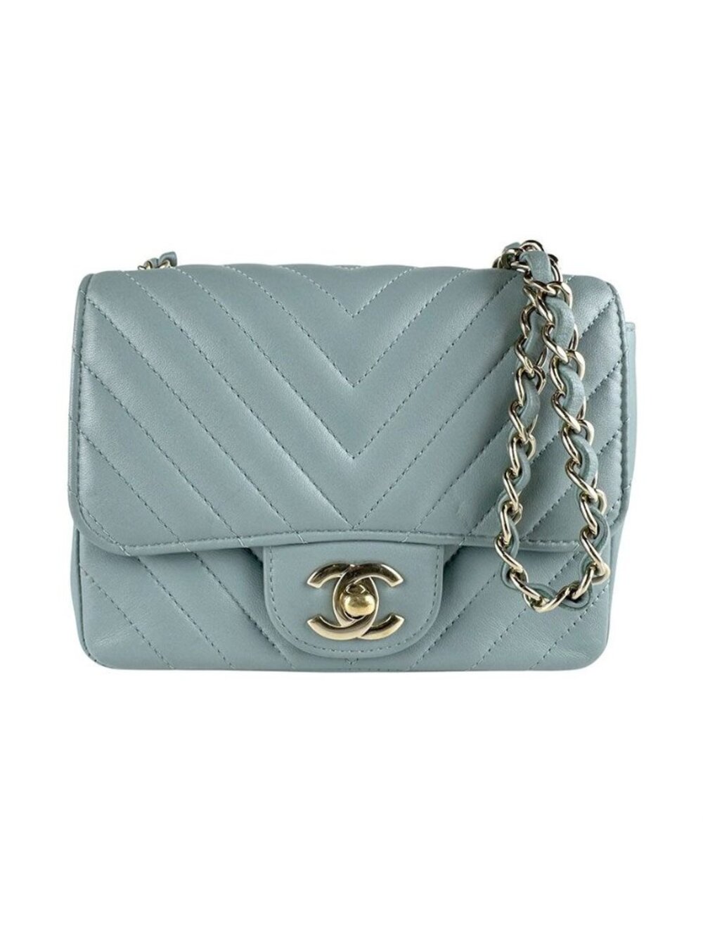 Chanel Shoulder Bag Gray